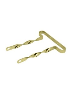 16 Lowrider Flat Twisted Bumper Front/Rear Gold.